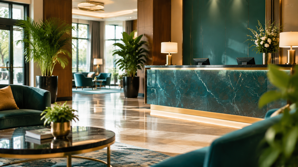 A room page that answers check-in times and policies
